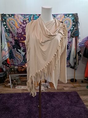 Desert Wanderer Fringe Tunic • Casa Lee • Made in USA • Size Large